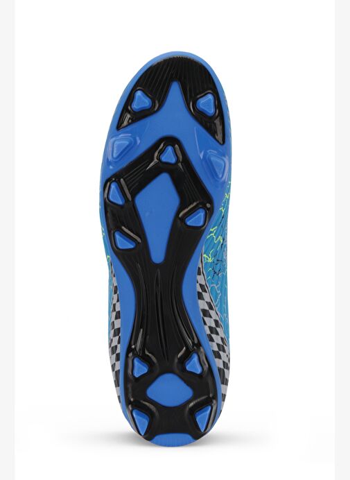 Slazenger CORNER Erkek Halı Saha Saks Mavi Futbol Ayakkabısı - Görsel 8