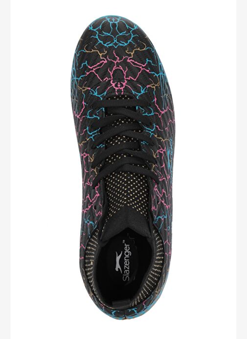 Slazenger CORNER Erkek Çocuk Halı Saha Siyah Futbol Ayakkabısı - Görsel 6