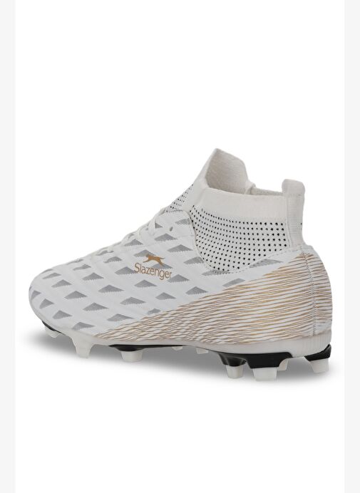 Slazenger CAMILO Erkek Halı Saha Beyaz Futbol Ayakkabısı - Görsel 4
