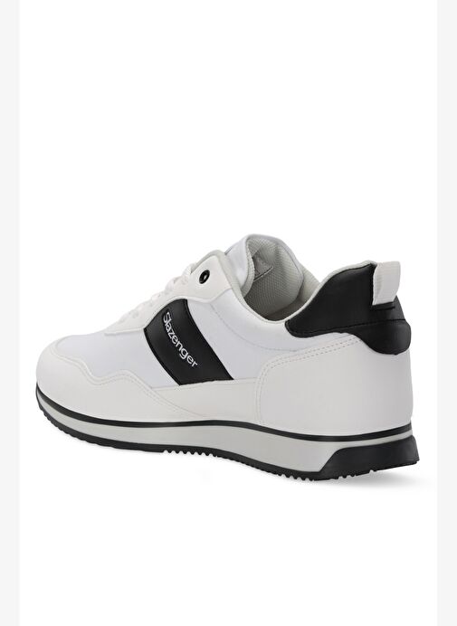 Slazenger OFFENSE Erkek Beyaz / Siyah Günlük Spor Ayakkabısı - Görsel 4
