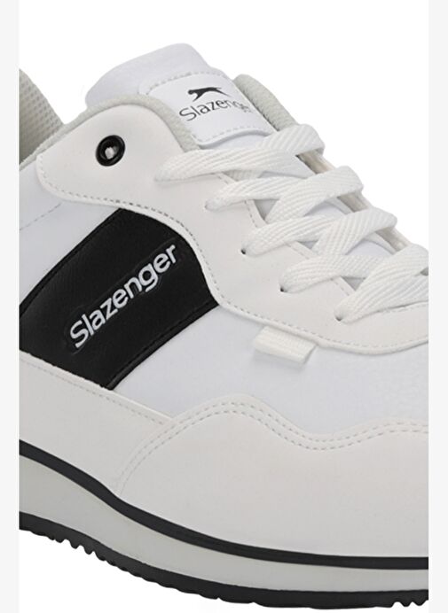 Slazenger OFFENSE Erkek Beyaz / Siyah Günlük Spor Ayakkabısı - Görsel 5