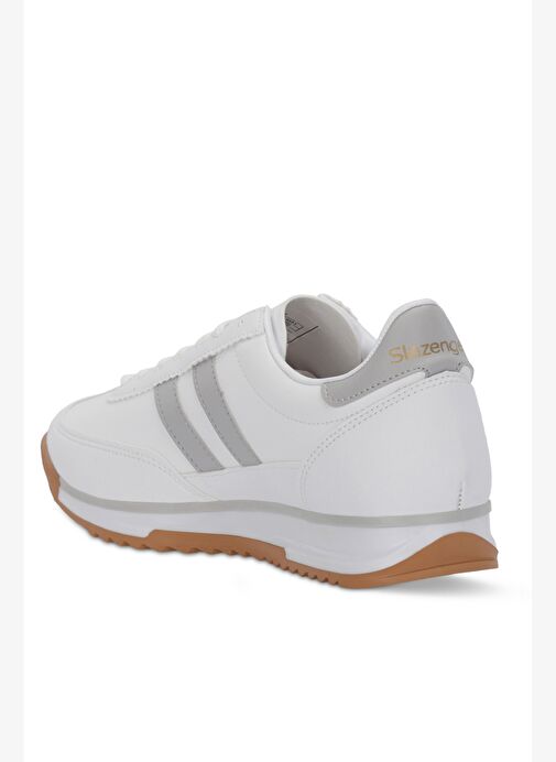 Slazenger OKLAHOMA Erkek Beyaz / Gri Günlük Spor Ayakkabısı - Görsel 4