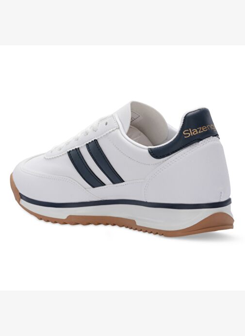 Slazenger OKLAHOMA Erkek Beyaz / Lacivert Günlük Spor Ayakkabısı - Görsel 4