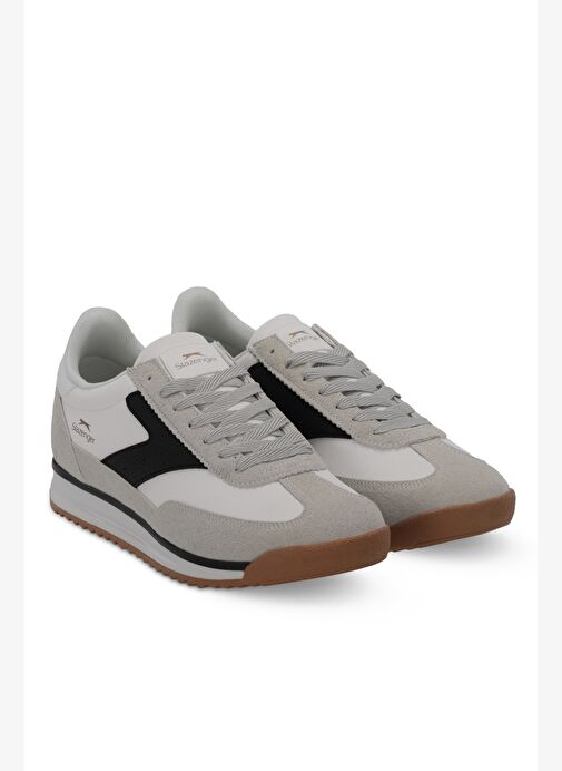 Slazenger OASIS I Erkek Gri / Beyaz Günlük Spor Ayakkabısı - Görsel 3