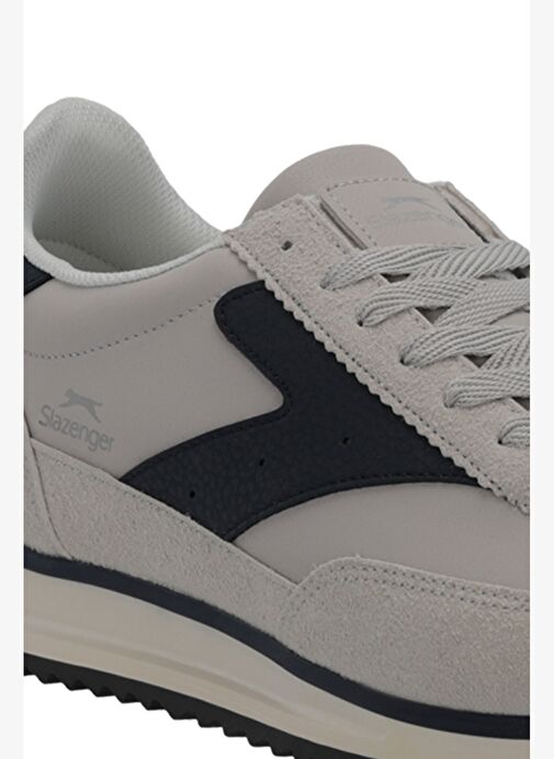 Slazenger OASIS I Erkek Gri / Lacivert Günlük Spor Ayakkabısı - Görsel 4