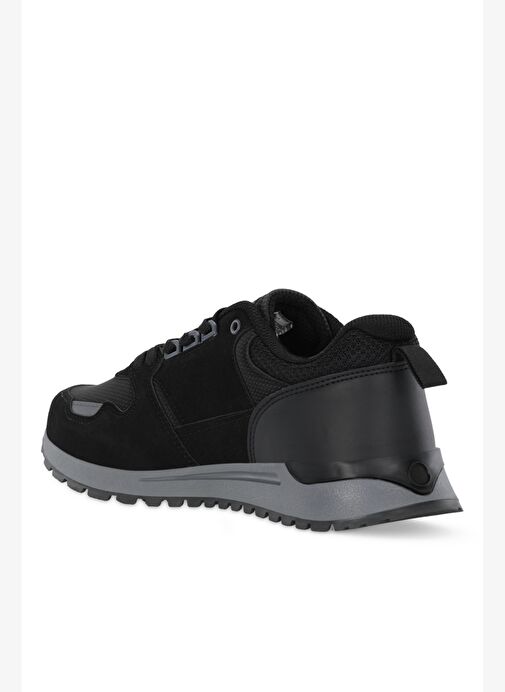 Slazenger PRESTON I Erkek Siyah Günlük Spor Ayakkabısı - Görsel 4