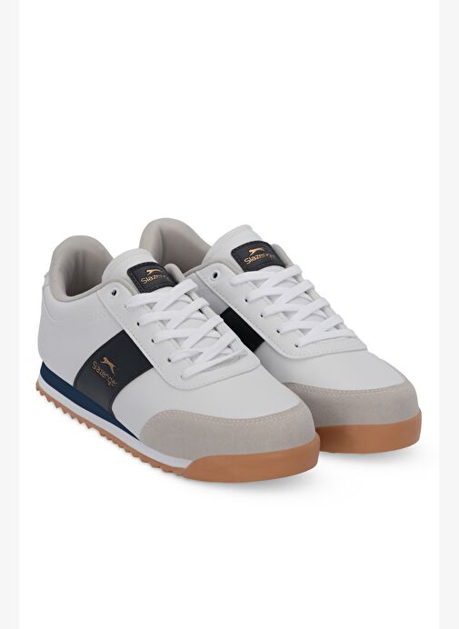 Slazenger PROTECT I Erkek Beyaz / Lacivert Günlük Spor Ayakkabısı - Görsel 3