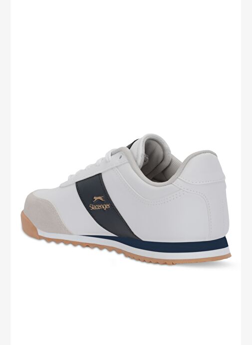 Slazenger PROTECT I Erkek Beyaz / Lacivert Günlük Spor Ayakkabısı - Görsel 4