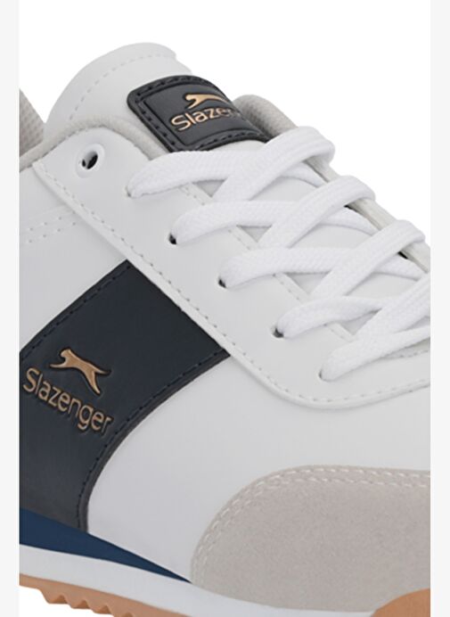 Slazenger PROTECT I Erkek Beyaz / Lacivert Günlük Spor Ayakkabısı - Görsel 5