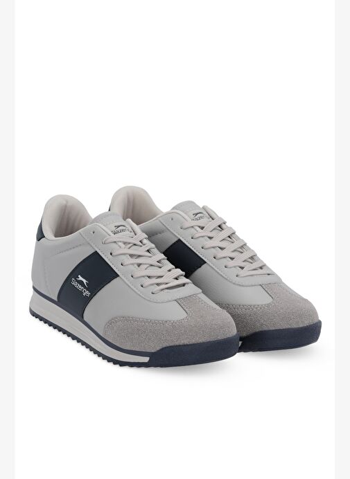 Slazenger PROOF I Erkek Gri / Lacivert Günlük Spor Ayakkabısı - Görsel 3