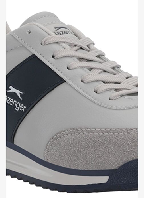 Slazenger PROOF I Erkek Gri / Lacivert Günlük Spor Ayakkabısı - Görsel 5