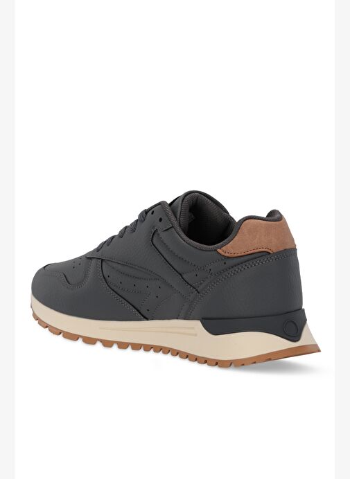 Slazenger OPENROAD INT Erkek Koyu Gri Günlük Spor Ayakkabısı - Görsel 4