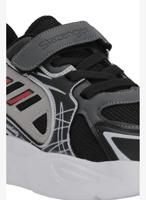 Slazenger KELSY Erkek Çocuk Siyah / Kırmızı Günlük Spor Ayakkabısı - Görsel 5