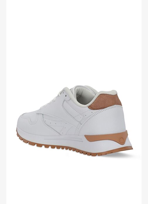 Slazenger OPENROAD INT Kadın Beyaz / Taba Günlük Spor Ayakkabısı - Görsel 4