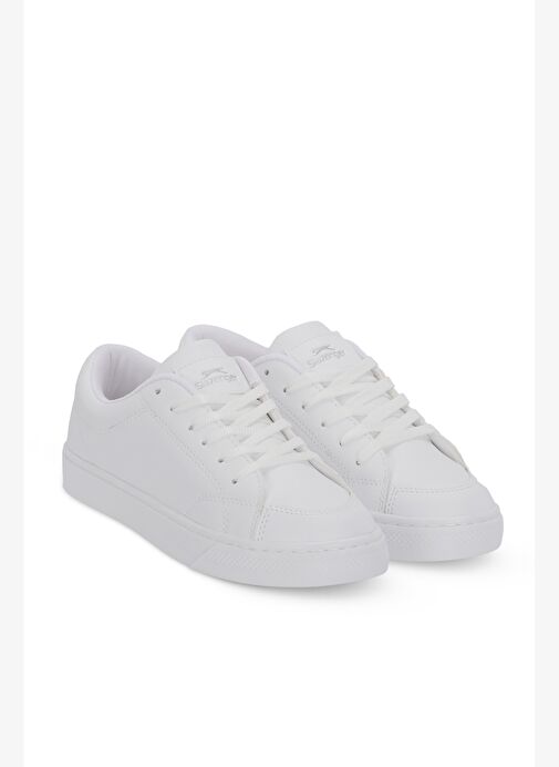 Slazenger FOSTER IN Kadın Beyaz / Beyaz Günlük Spor Ayakkabısı - Görsel 3