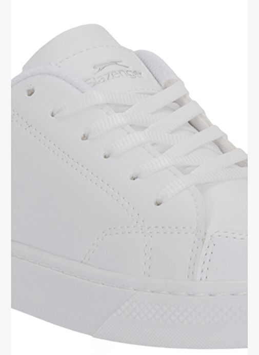 Slazenger FOSTER IN Kadın Beyaz / Beyaz Günlük Spor Ayakkabısı - Görsel 5