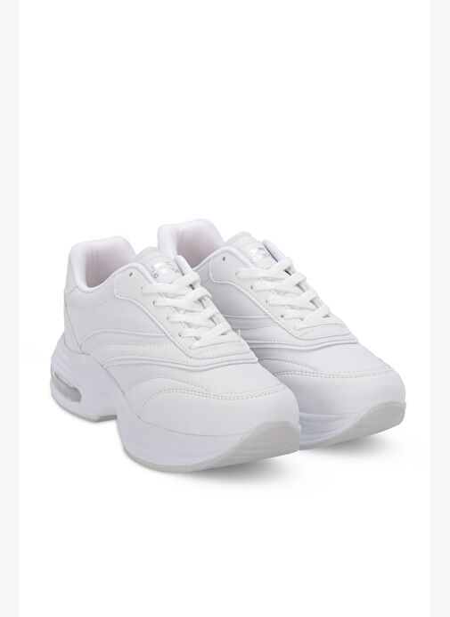 Slazenger ZERDA Kadın Beyaz Günlük Spor Ayakkabısı - Görsel 3