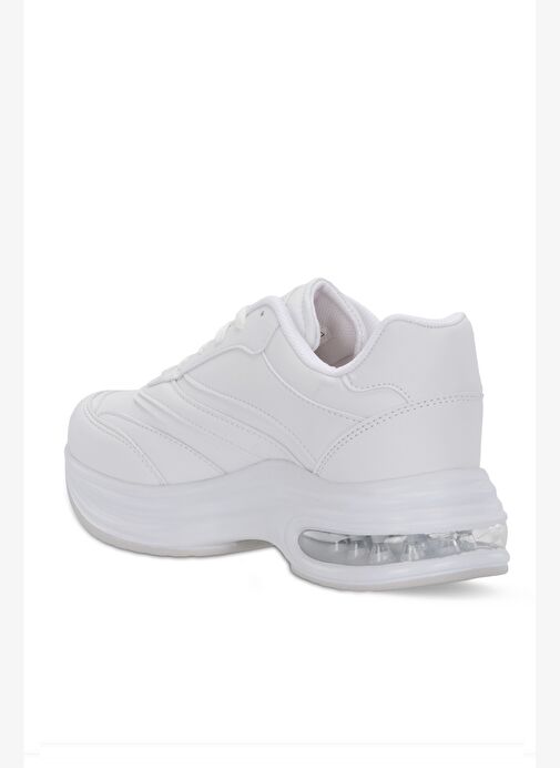 Slazenger ZERDA Kadın Beyaz Günlük Spor Ayakkabısı - Görsel 4