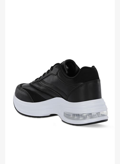 Slazenger ZERDA Kadın Siyah / Beyaz Günlük Spor Ayakkabısı - Görsel 4