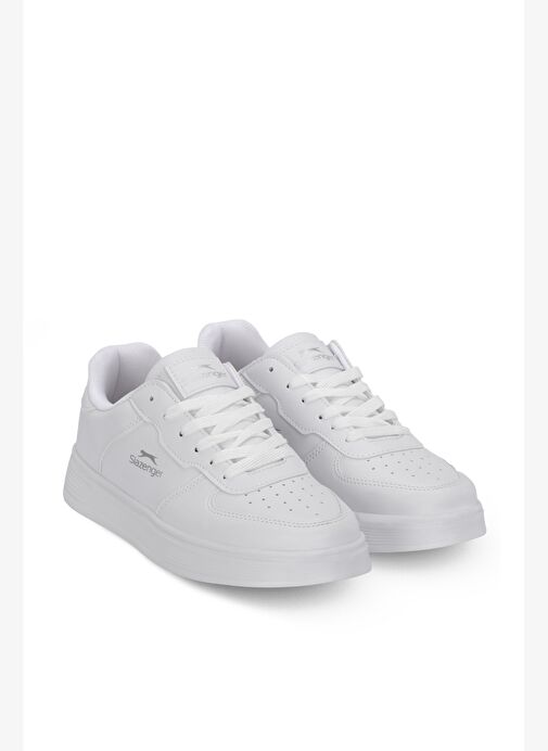 Slazenger CRUZA I Kadın Beyaz / Gri Günlük Spor Ayakkabısı - Görsel 3