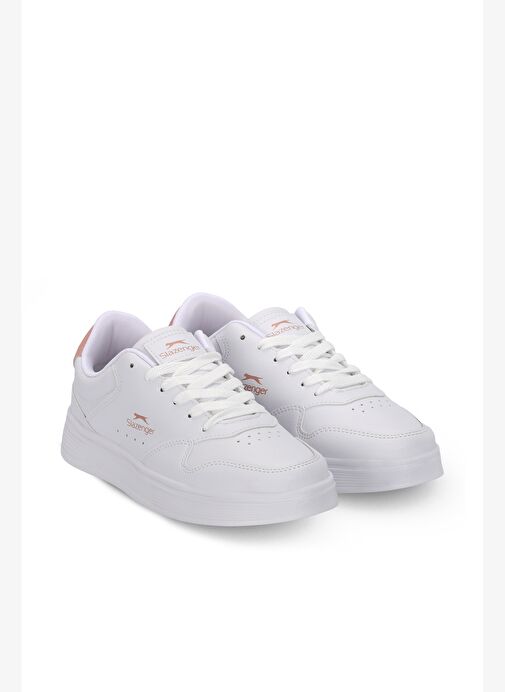 Slazenger CUPRA I Kadın Beyaz / Pembe Günlük Spor Ayakkabısı - Görsel 3