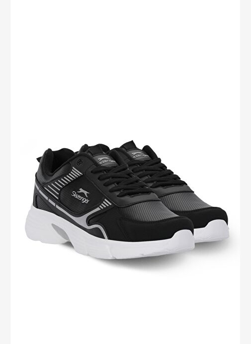 Slazenger MONTERO I Erkek Siyah / Beyaz Koşu & Yürüyüş Spor Ayakkabısı - Görsel 3