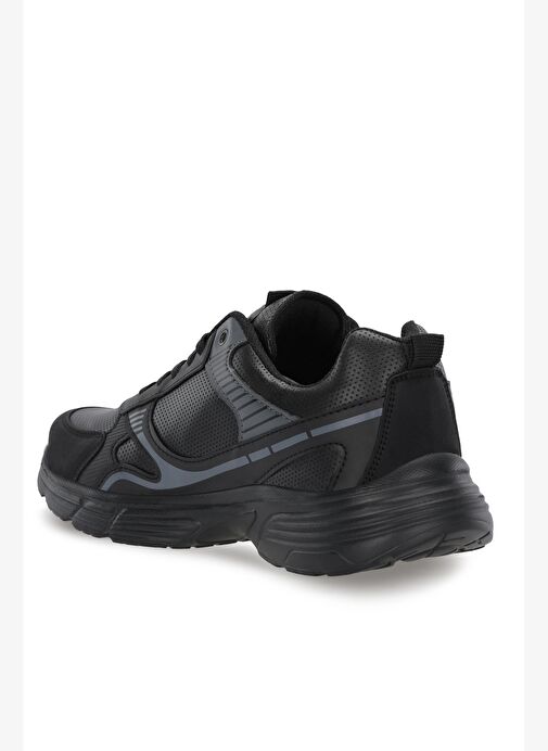 Slazenger MONTERO I Erkek Siyah / Koyu Gri Koşu & Yürüyüş Spor Ayakkabısı - Görsel 4