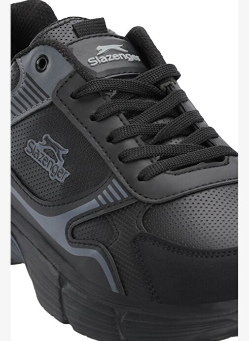 Slazenger MONTERO I Erkek Siyah / Koyu Gri Koşu & Yürüyüş Spor Ayakkabısı - Görsel 5