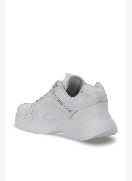 Slazenger MOSSPORT I Erkek Beyaz / Gri Koşu & Yürüyüş Spor Ayakkabısı - Görsel 4
