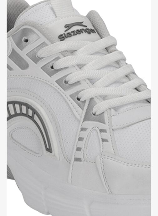Slazenger MOSSPORT I Erkek Beyaz / Gri Koşu & Yürüyüş Spor Ayakkabısı - Görsel 5