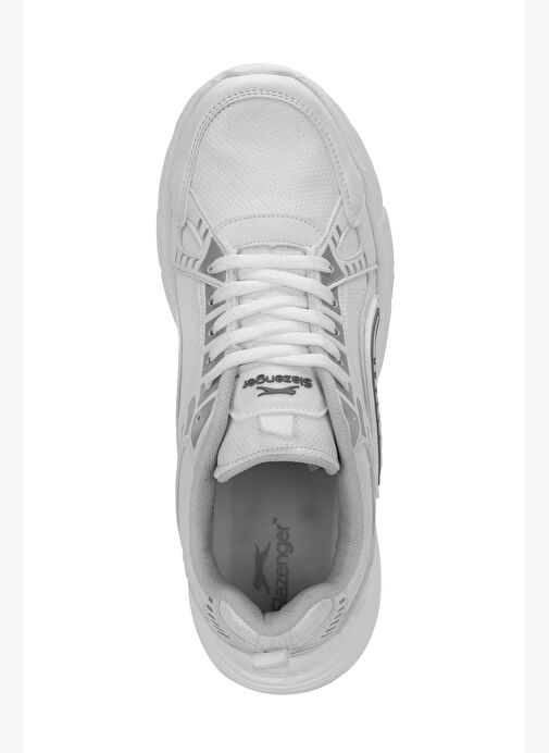 Slazenger MOSSPORT I Erkek Beyaz / Gri Koşu & Yürüyüş Spor Ayakkabısı - Görsel 6