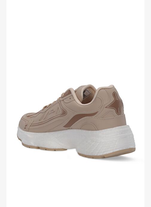 Slazenger ZAFIRA G Kadın Bej Koşu & Yürüyüş Spor Ayakkabısı - Görsel 4