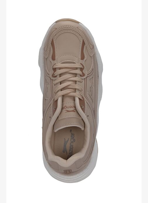 Slazenger ZAFIRA G Kadın Bej Koşu & Yürüyüş Spor Ayakkabısı - Görsel 6