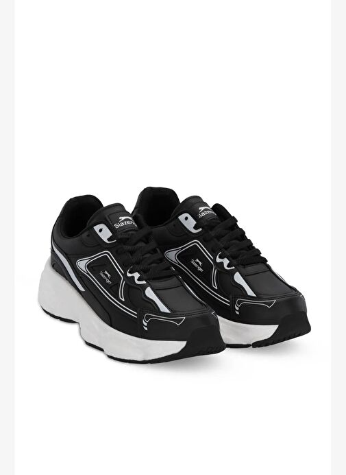 Slazenger ZAFIRA G Kadın Siyah / Beyaz Koşu & Yürüyüş Spor Ayakkabısı - Görsel 3