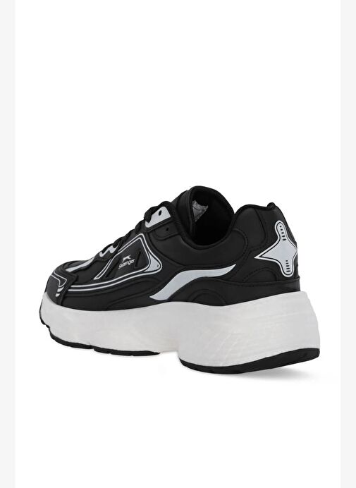 Slazenger ZAFIRA G Kadın Siyah / Beyaz Koşu & Yürüyüş Spor Ayakkabısı - Görsel 4