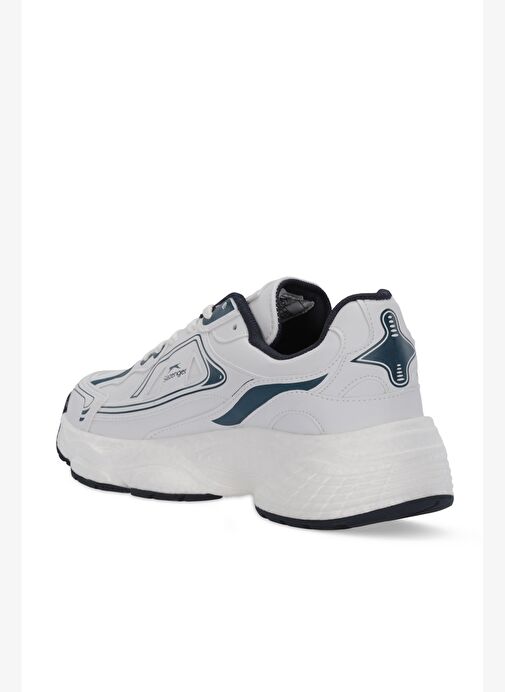Slazenger ZAFIRA G Kadın Beyaz / Lacivert Koşu & Yürüyüş Spor Ayakkabısı - Görsel 4