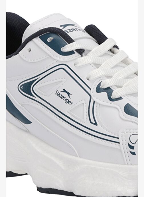 Slazenger ZAFIRA G Kadın Beyaz / Lacivert Koşu & Yürüyüş Spor Ayakkabısı - Görsel 5