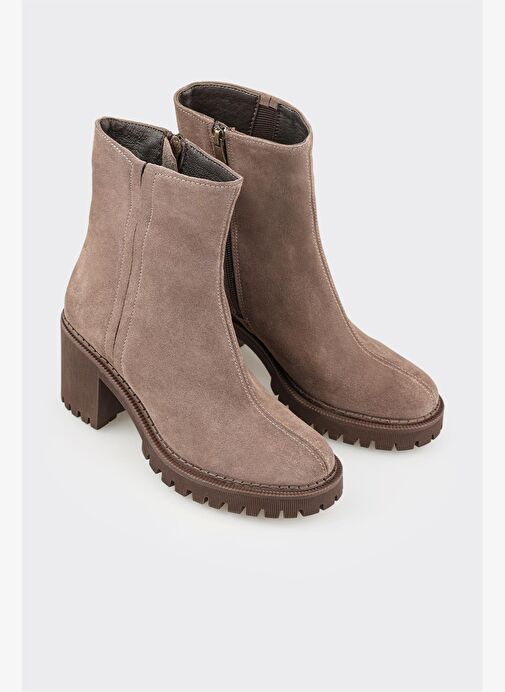 Kahve Deri Kadın Günlük Bot - Görsel 3