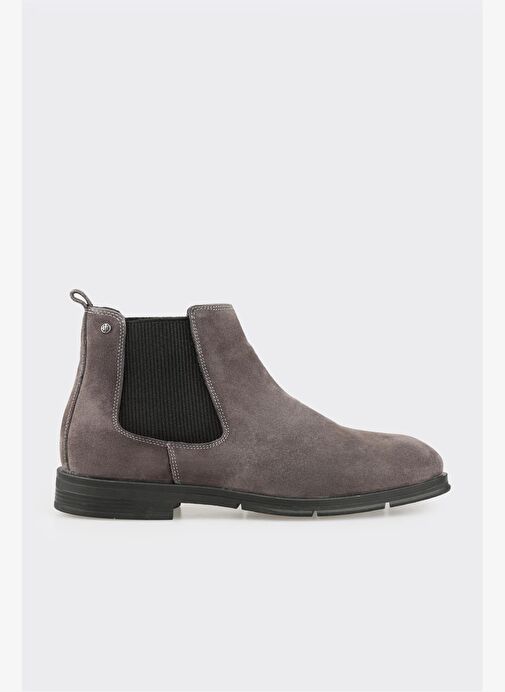 Antrasit Deri Erkek Günlük Bot - Görsel 2