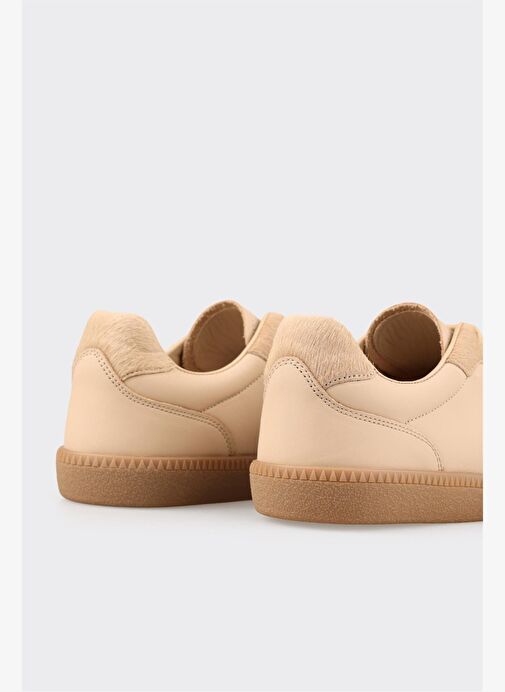 Naturel Deri Kadın Spor Ayakkabı - Görsel 6