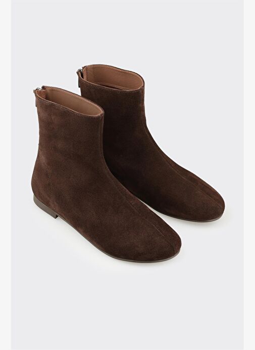 Kahve Deri Kadın Günlük Bot - Görsel 3