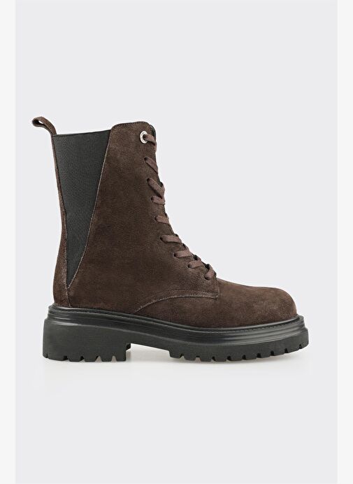 Kahve Deri Kadın Günlük Bot - Görsel 2