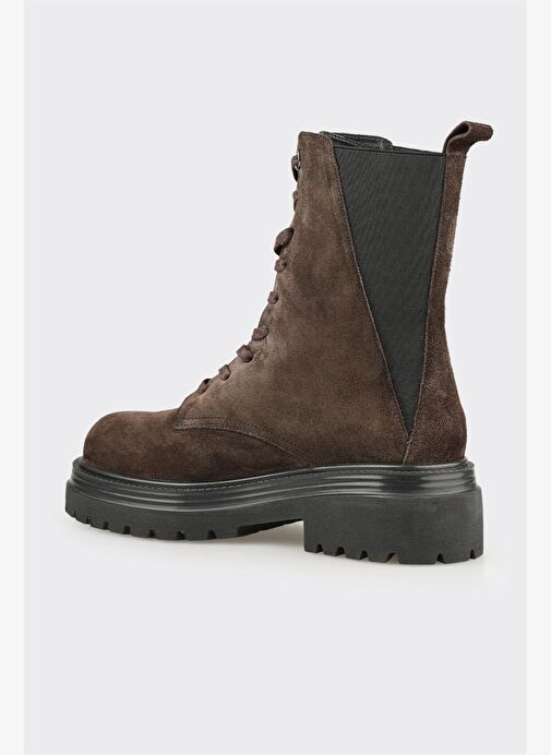 Kahve Deri Kadın Günlük Bot - Görsel 4