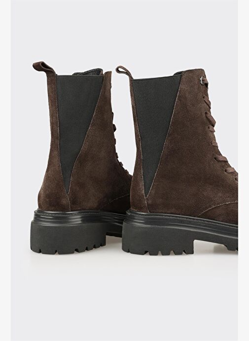 Kahve Deri Kadın Günlük Bot - Görsel 5