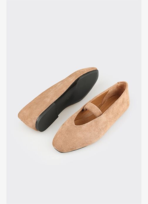 Naturel Deri Kadın Günlük Ayakkabı - Görsel 4