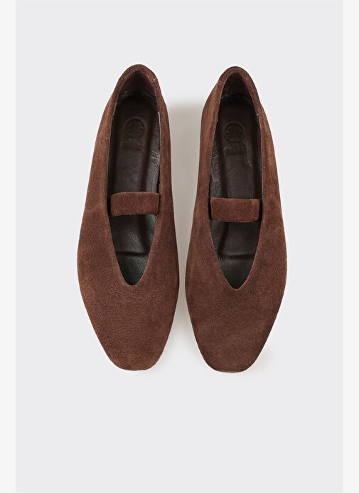 Kahve Deri Kadın Günlük Ayakkabı - Görsel 5