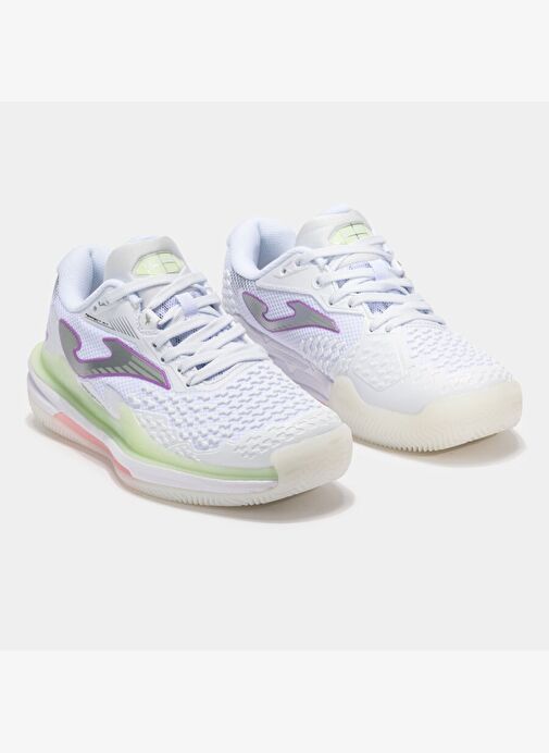 Joma Joma TACELW2502C Ace Lady Kadın Toprak Kort Beyaz Tenis Ayakkabı Tenis Ayakkabıları | Boyner Beyaz - 3. görsel