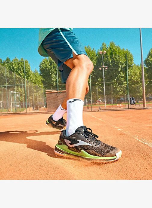 Joma Joma Siyah Yeşil TACEW2501C Ace 2501 Erkek Toprak Kort Siyah Tenis Ayakkabı Tenis Ayakkabıları | Boyner Siyah Yeşil - 3. görsel