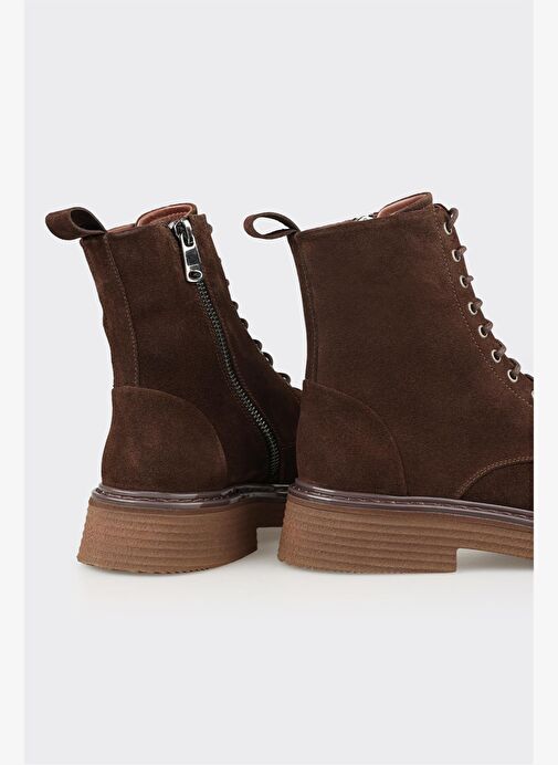 Kahve Deri Erkek Günlük Bot - Görsel 5