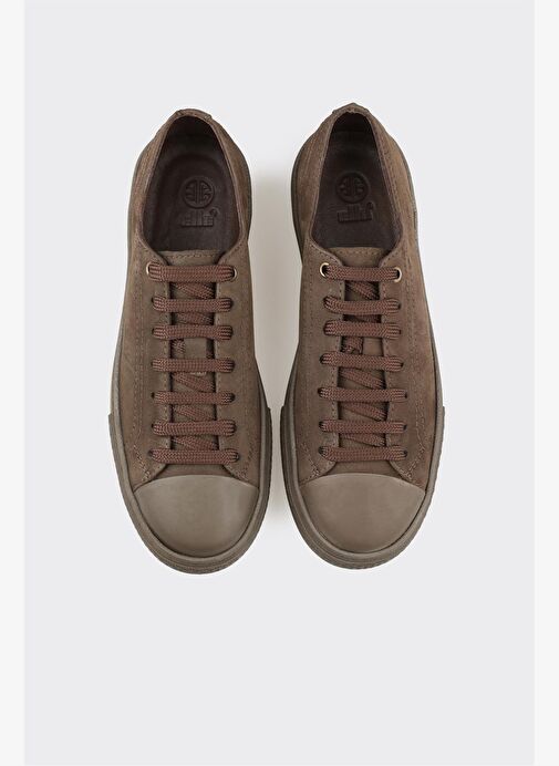 Kahve Deri Erkek Günlük Ayakkabı - Görsel 5